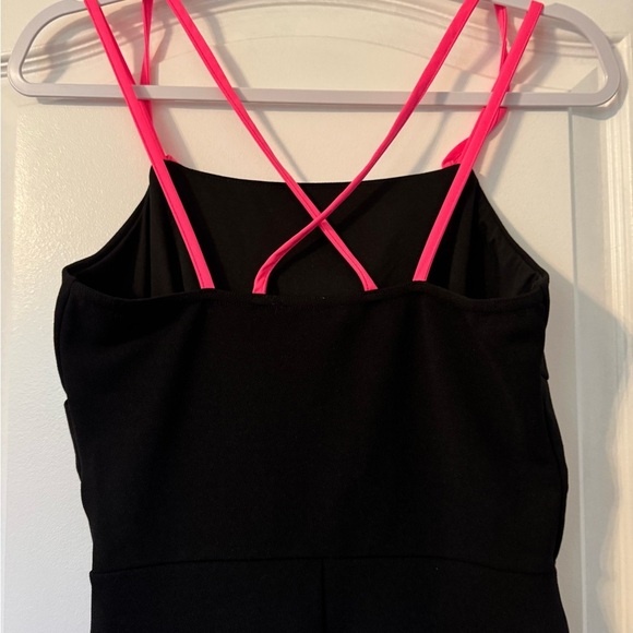 Venus Black Dress with Pink Accents XS - Picture 4 of 5